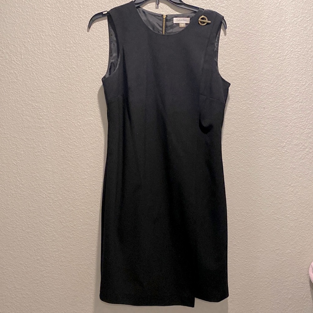 Calvin Klein  black dress.